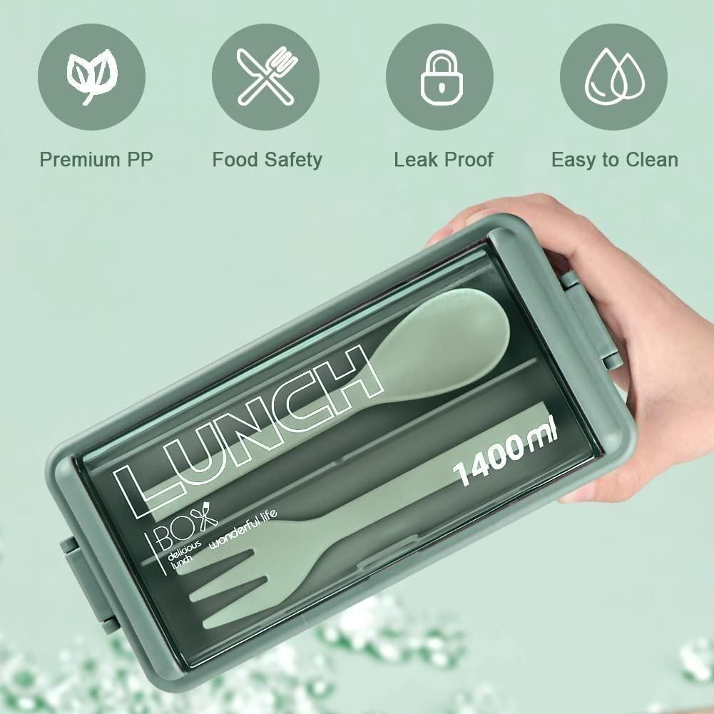 Bento Compartment Lunch Box – Stylish, Smart, and Spill-Proof