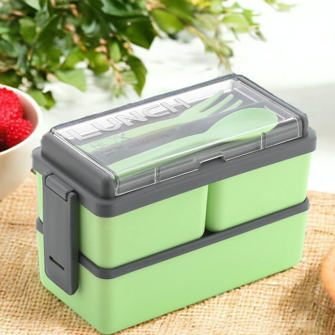 Bento Compartment Lunch Box – Stylish, Smart, and Spill-Proof