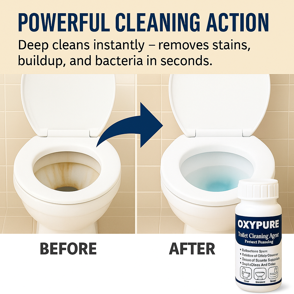 💥 Buy 1 Get 1 FREE 💥 OxyPure Toilet Cleaning Agent