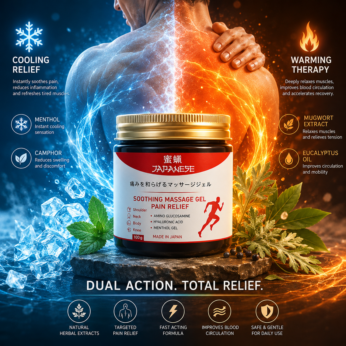 Say Goodbye to Pain - Feel Relief Naturally | Pack of 2