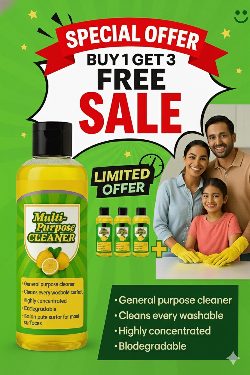 🚨 FINAL 3 HOURS: BUY 1 GET 3 FREE – Viral Cleaner Stock CRASHING!