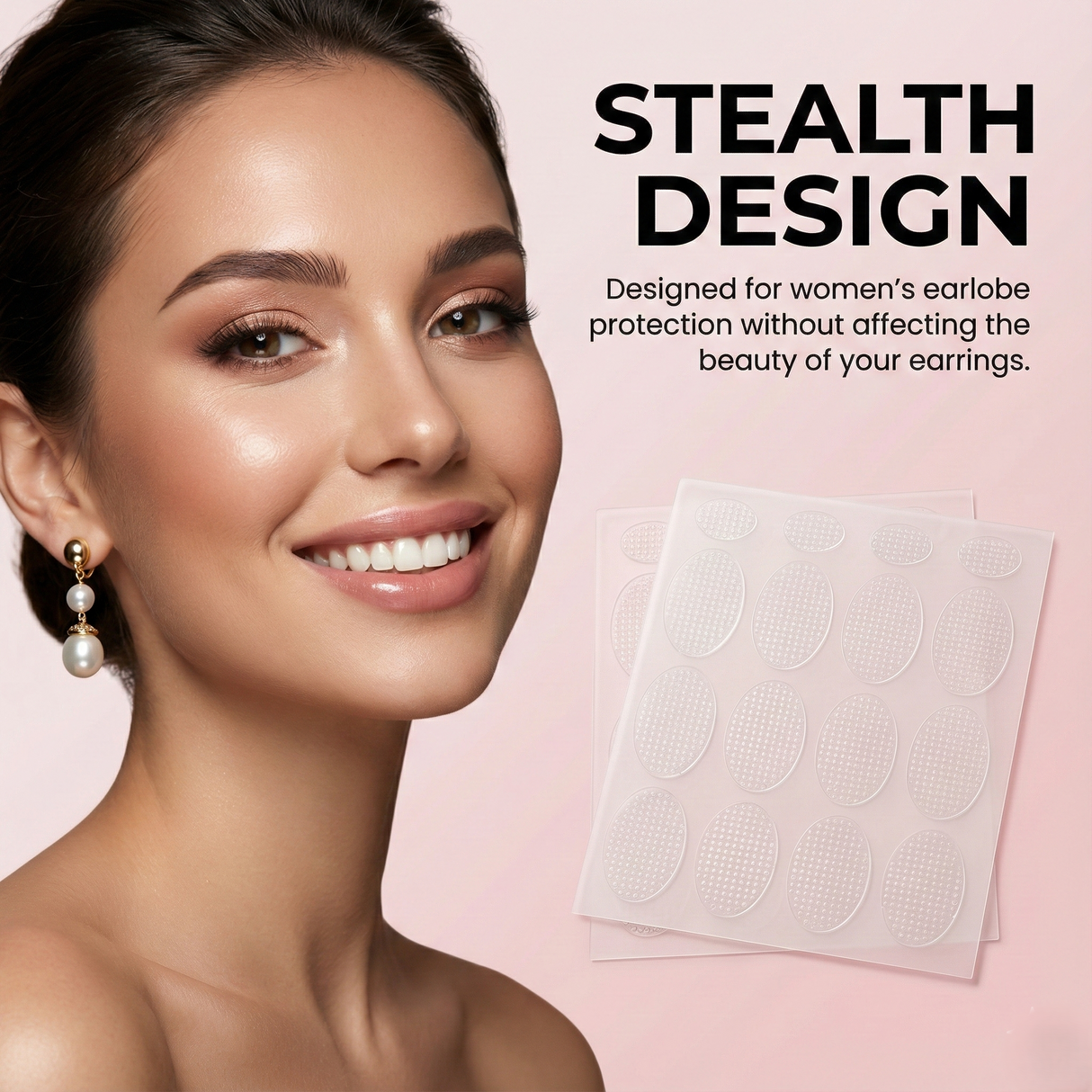 🌟 Invisible Earlobe Support patches (100 Pcs) – Perfect for Big Earrings 💃 | Last Few Packs Left 🚨