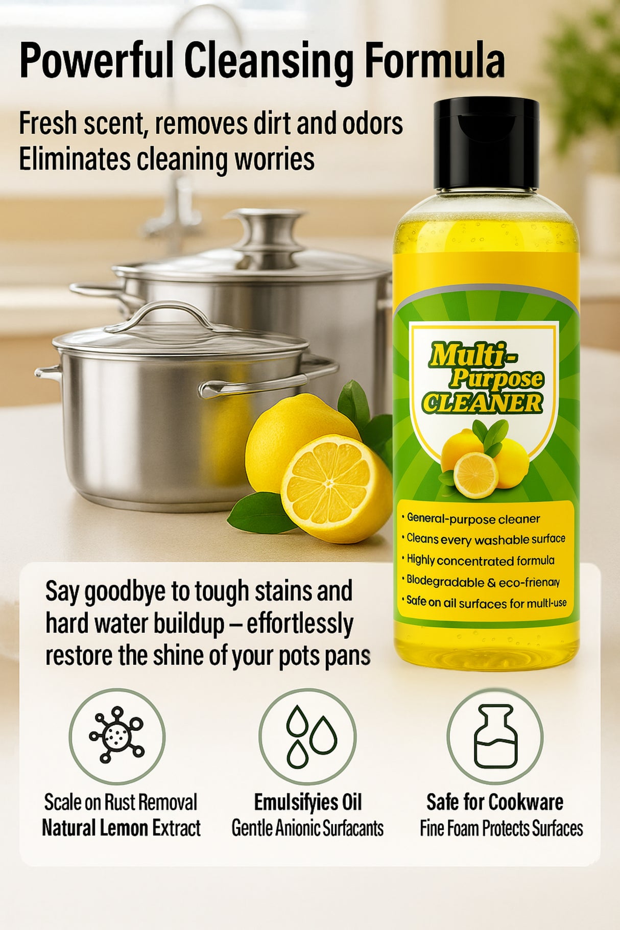 India's #1 Viral Multifunctional Cleaner — Pack of 4 (Buy 1 Get 3 FREE)