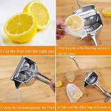 🍊🍋 Manual Fruit Press Aluminum Squeezer Juicer 🥤