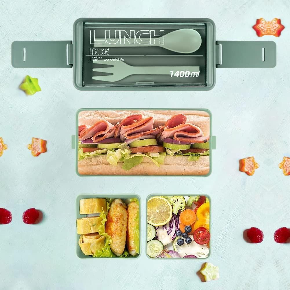 Bento Compartment Lunch Box – Stylish, Smart, and Spill-Proof
