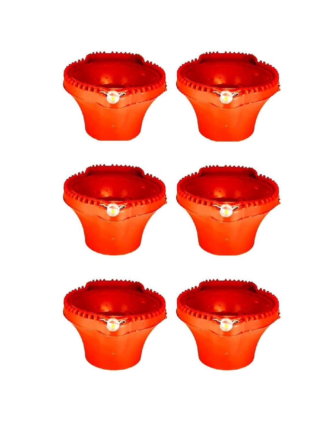 LED Light Water Sensor Diyas with Ambient Lights