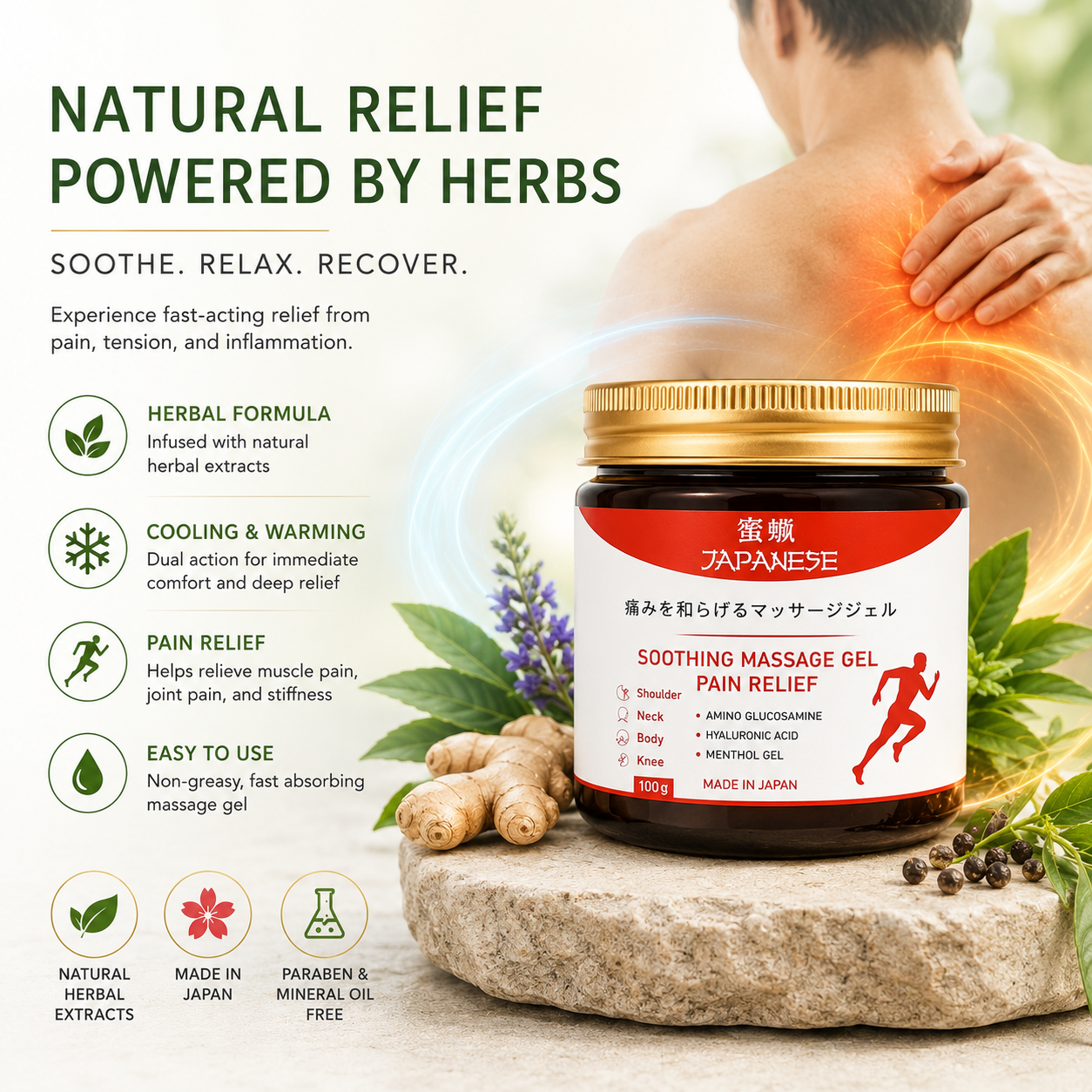 Say Goodbye to Pain - Feel Relief Naturally | Pack of 2