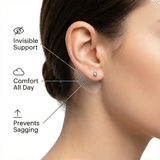 🌟 Invisible Earlobe Support  patches  (100 Pcs) – Perfect for Big Earrings 💃 | Last Few Packs Left 🚨