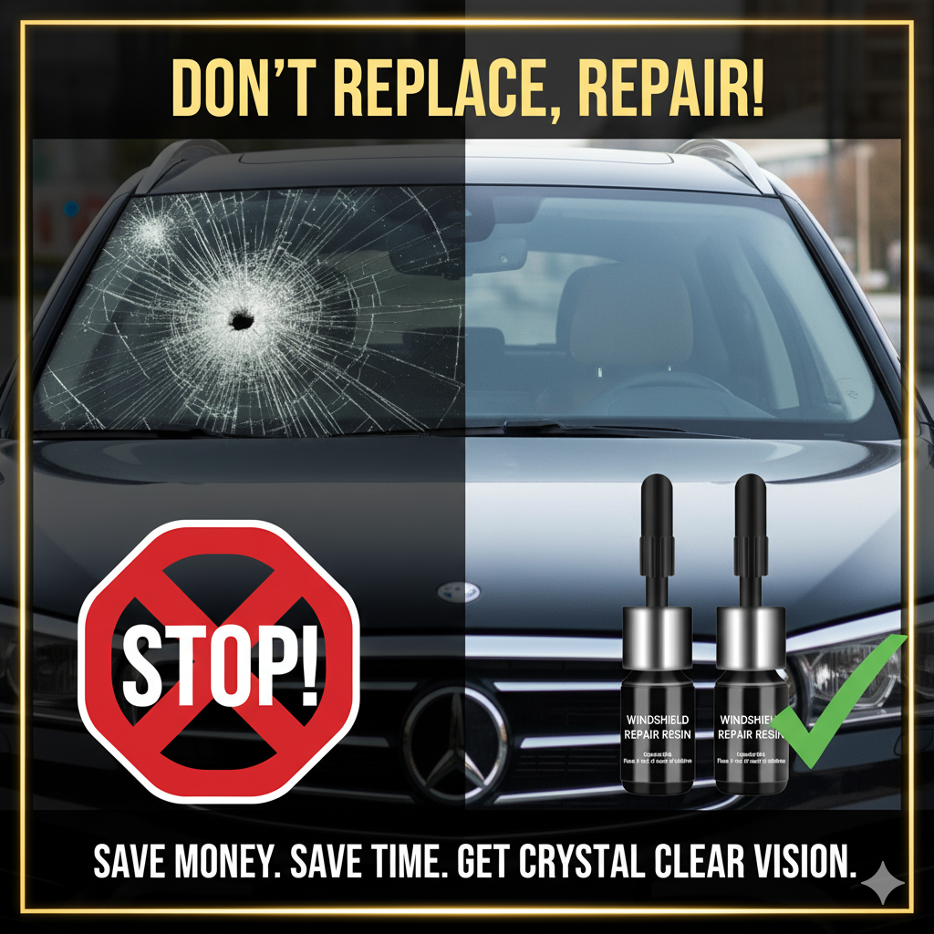 Glass Repair Kit – Easy Crack Repair | 50% OFF Today