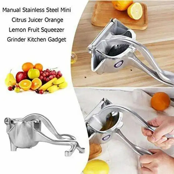 🍊🍋 Manual Fruit Press Aluminum Squeezer Juicer 🥤