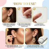 🌟 Invisible Earlobe Support  patches  (100 Pcs) – Perfect for Big Earrings 💃 | Last Few Packs Left 🚨
